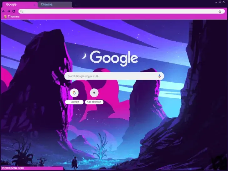 digital painting Chrome Theme