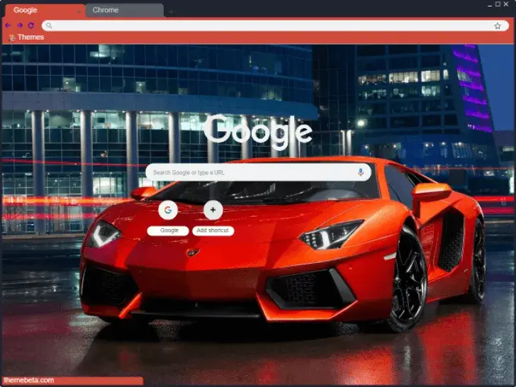 Red Cherry Lamborghini Chrome Theme